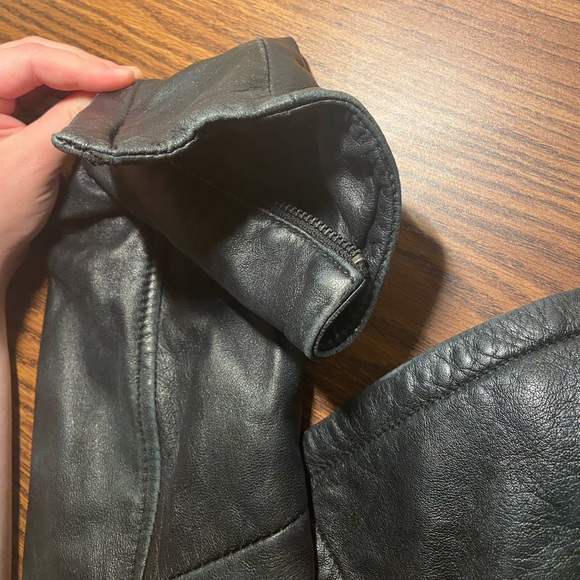 Danier Leather Biker Jacket - Picture 2 of 4